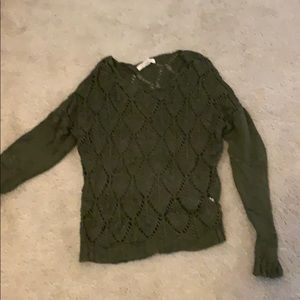Women’s olive green sweater